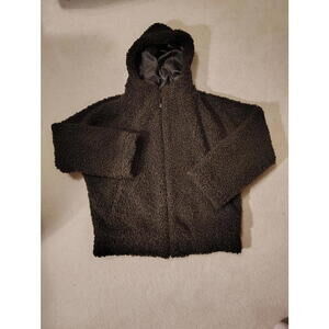 Women’s olive green  Fleece Hoodie Jacket